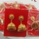 Silver gold plated jhumka