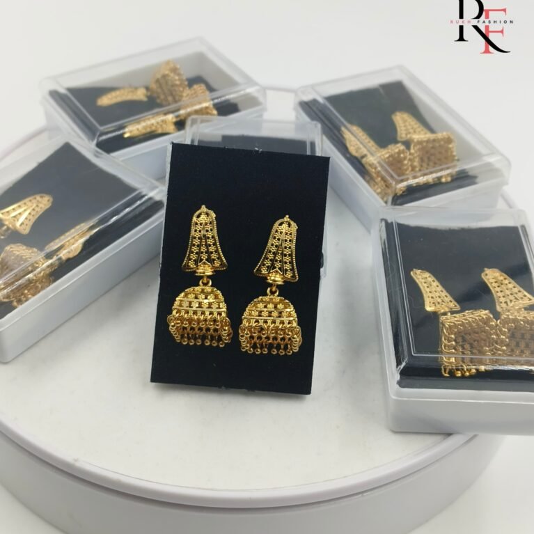 Vintage Vibe golden jhumka